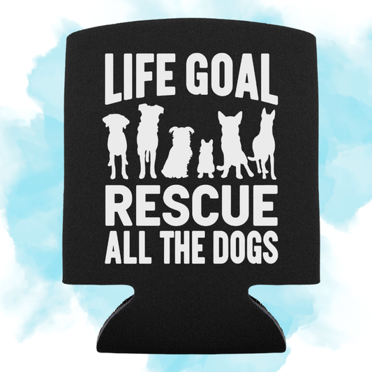 RESCUE ALL THE DOGS - KOOZIE
