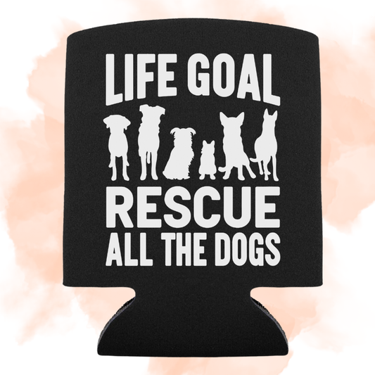 RESCUE ALL THE DOGS - KOOZIE