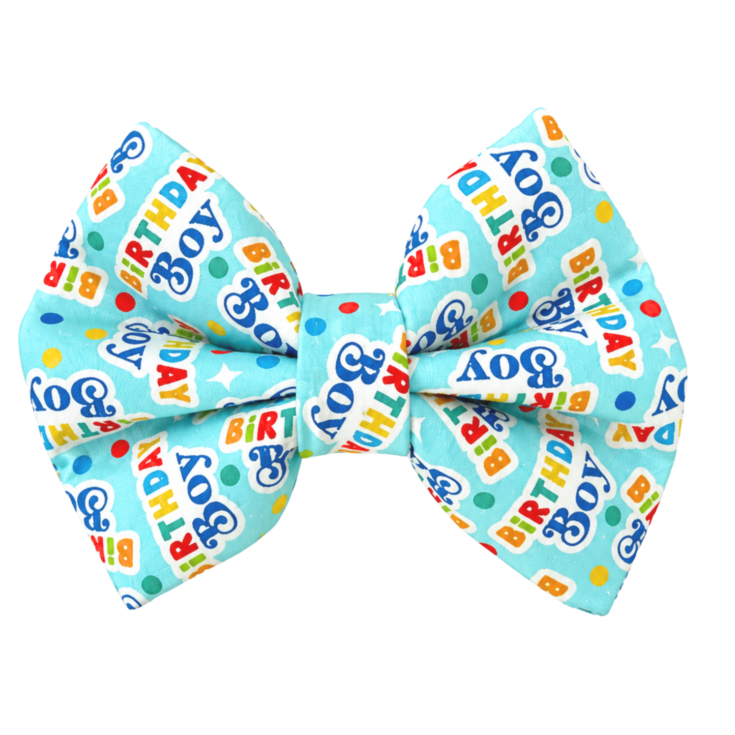 BIRTHDAY BOY (LIGHT BLUE) - DAPPER DEXTER DOG BOW TIE
