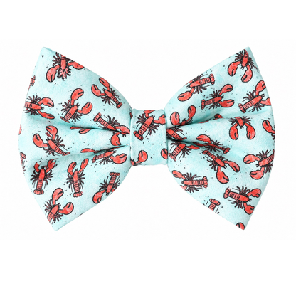 WATERCOLOR LOBSTERS - DAPPER DEXTER DOG BOW TIE