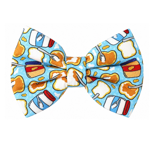 PEANUT BUTTER FLUFF- DAPPER DEXTER DOG BOW TIE