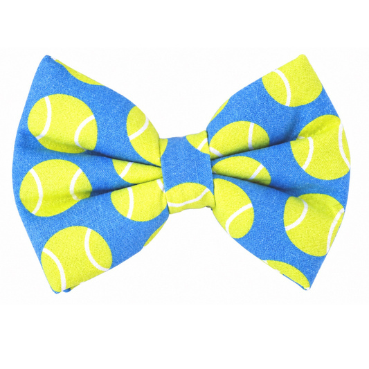 TENNIS BALL- DAPPER DEXTER DOG BOW TIE