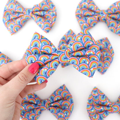 RAINBOWS - DAPPER DEXTER DOG BOW TIE
