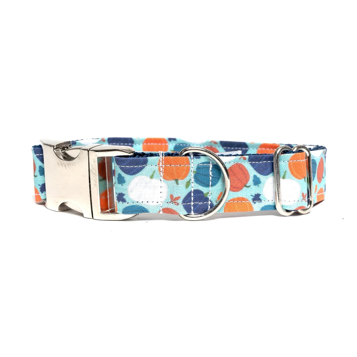 PUMPKINS (BLUE) - DOG COLLAR