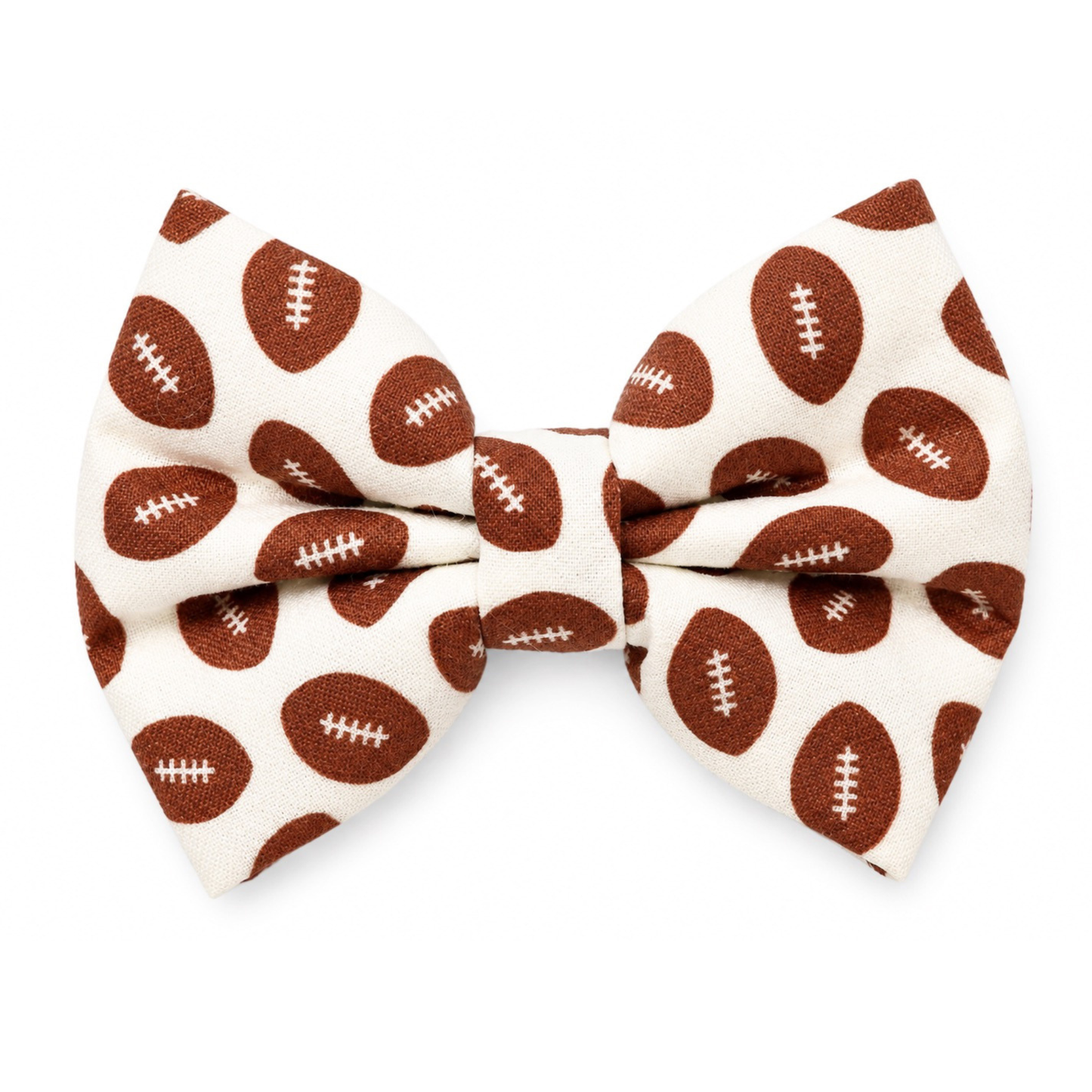 FOOTBALL (TAN) - DAPPER DEXTER DOG BOW TIE