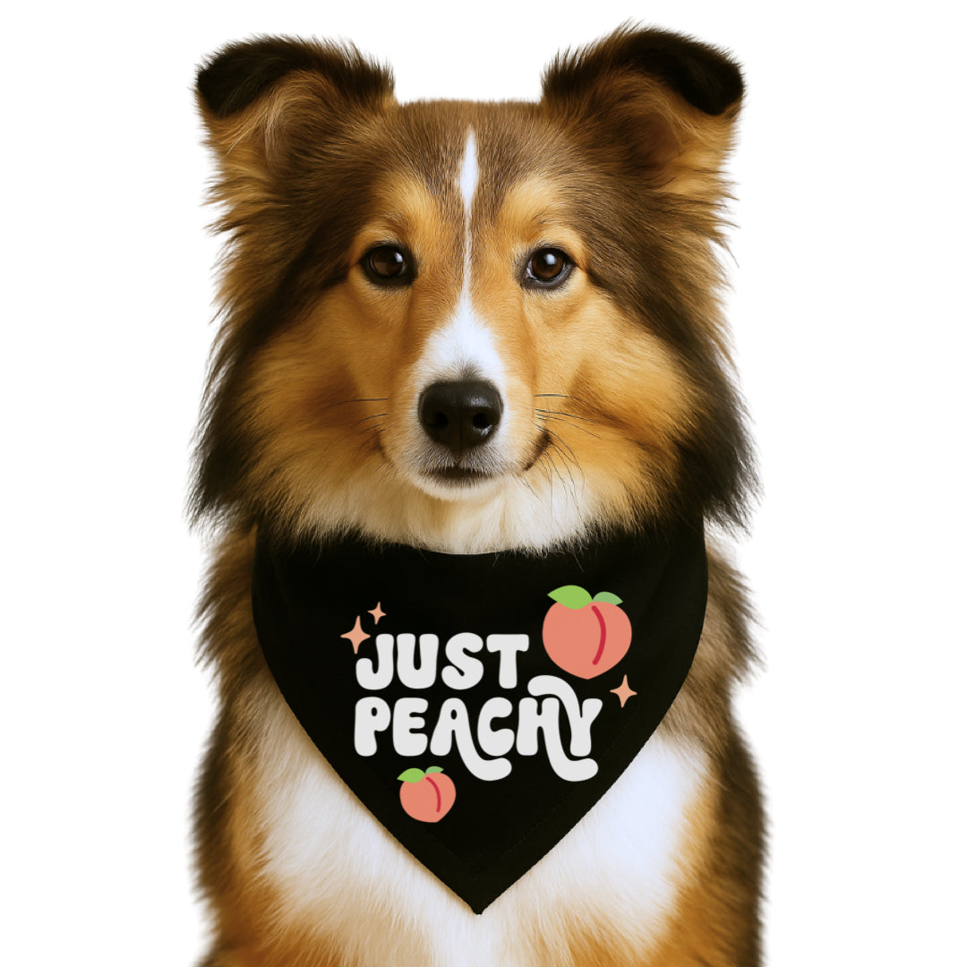 JUST PEACHY - CLASSIC DOG BANDANA