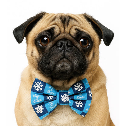 LET IT SNOW - DAPPER DEXTER DOG BOW TIE