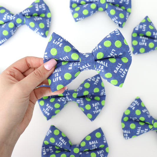 BALL IS LIFE - DOG BOW TIE BY DAPPER DEXTER