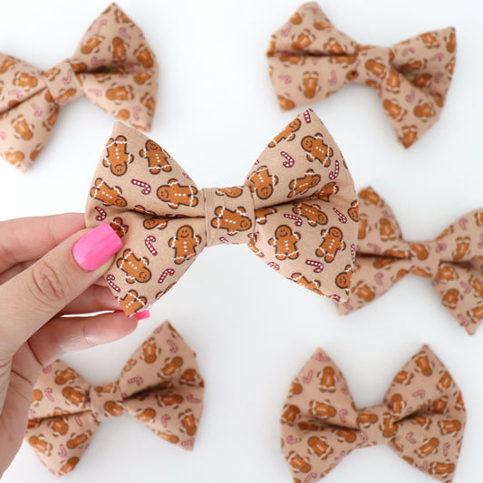 CLASSIC GINGERBREAD - DOG BOW TIE BY DAPPER DEXTER