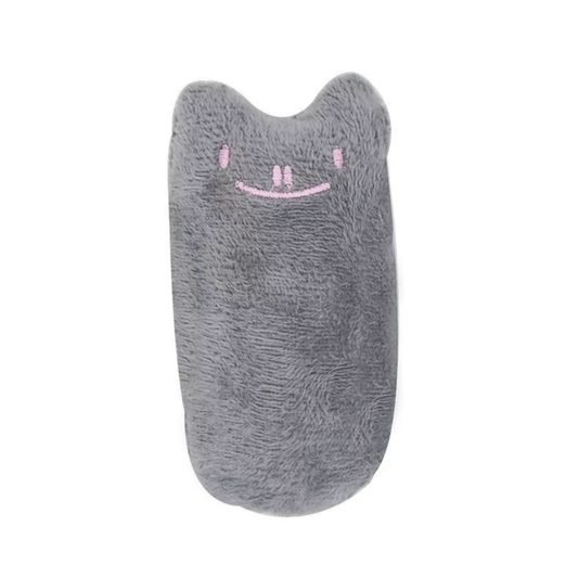 GRAY MINI PLUSHY CAT TOY
