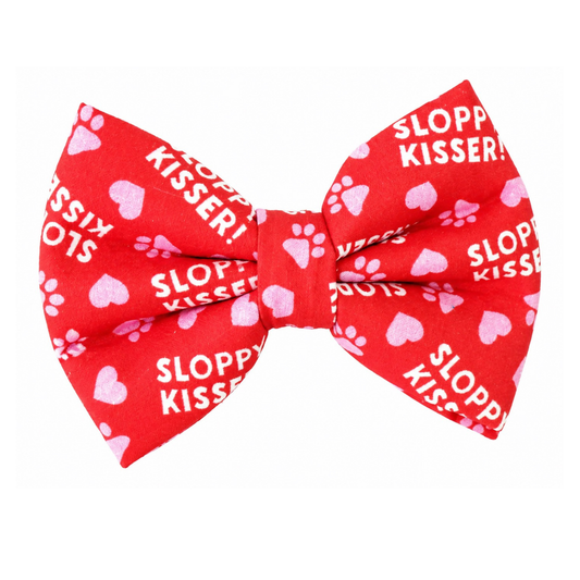 SLOPPY KISSER- DAPPER DEXTER DOG BOW TIE