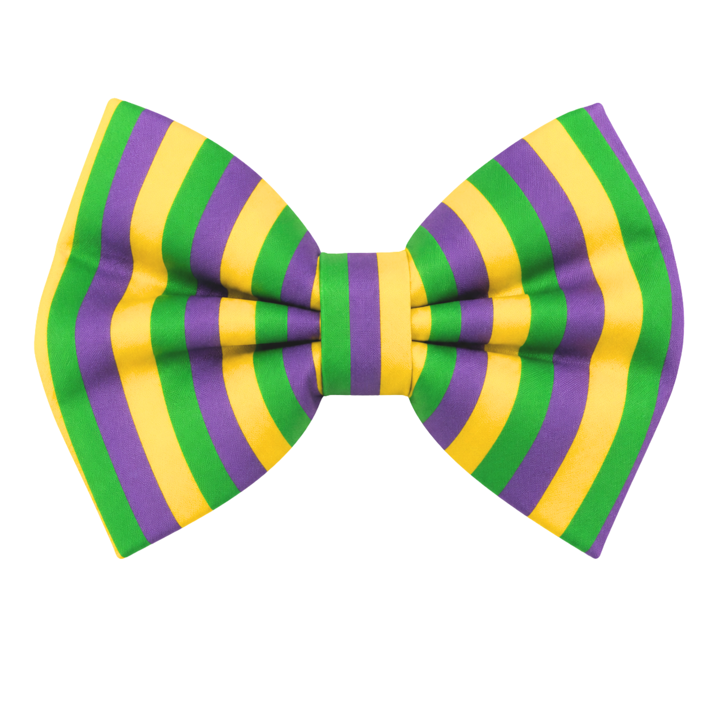MARDI GRAS STRIPES - DAPPER DEXTER DOG BOW TIE