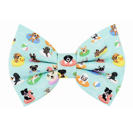 POOL FLOAT DOGS- DAPPER DEXTER DOG BOW TIE
