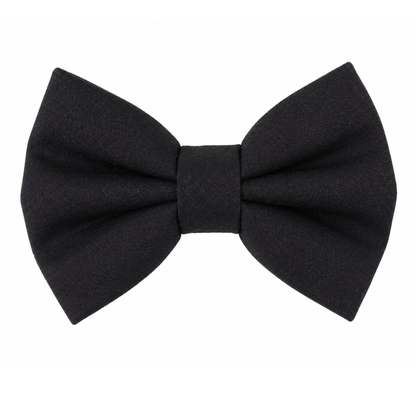 BLACK - DAPPER DEXTER DOG BOW TIE