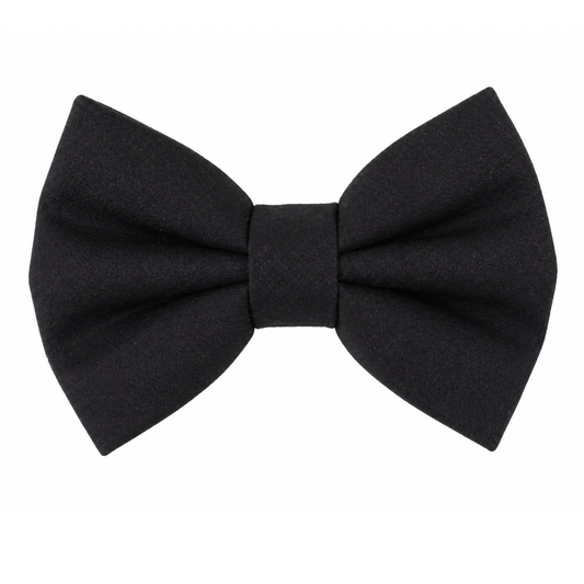 BLACK - DAPPER DEXTER DOG BOW TIE