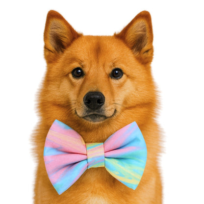 PASTEL SWIRL - DAPPER DEXTER DOG BOW TIE