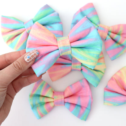 PASTEL SWIRL - DAPPER DEXTER DOG BOW TIE