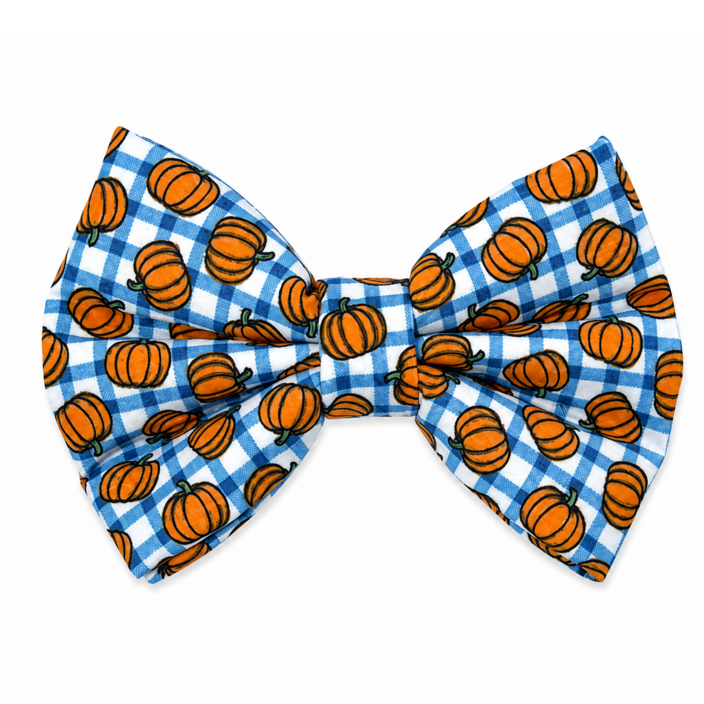 PUMPKIN PLAID -  DAPPER DEXTER DOG BOW TIE