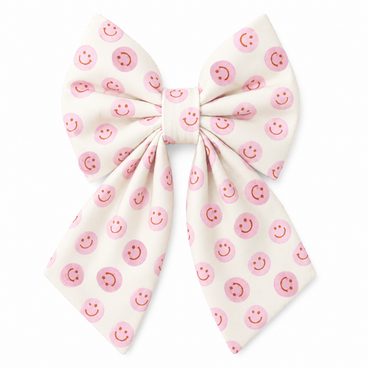 PINK SMILES - SAILOR BOW