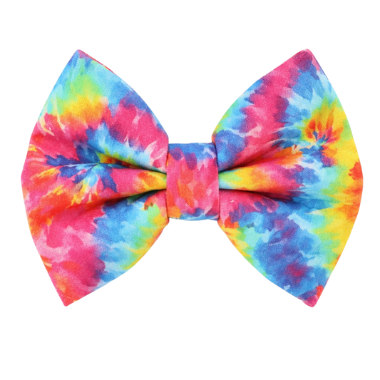 NEW TIE DYE - DAPPER DEXTER DOG BOW TIE