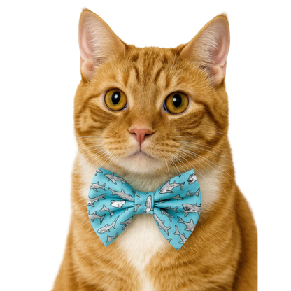 SHARK - CAT BOW TIE