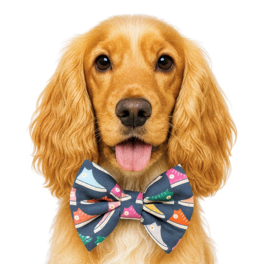 SNEAKERS - DAPPER DEXTER DOG BOW TIE