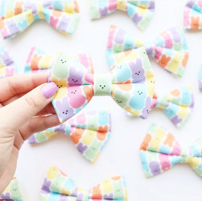 20 EASTER ELASTIC BOW TIES (WHOLESALE)