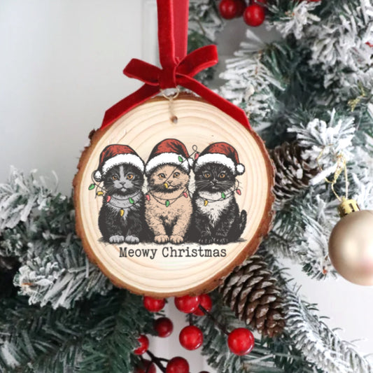 MEOWY CHRISTMAS ORNAMENT