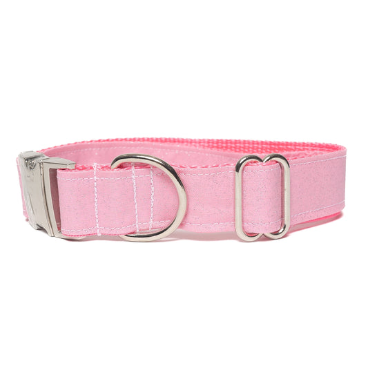 LIGHT PINK SPARKLE - DOG COLLAR