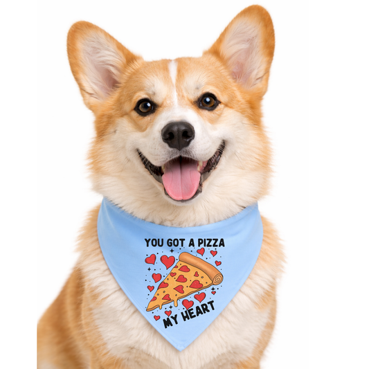 PIZZA MY HEART - CLASSIC DOG BANDANA