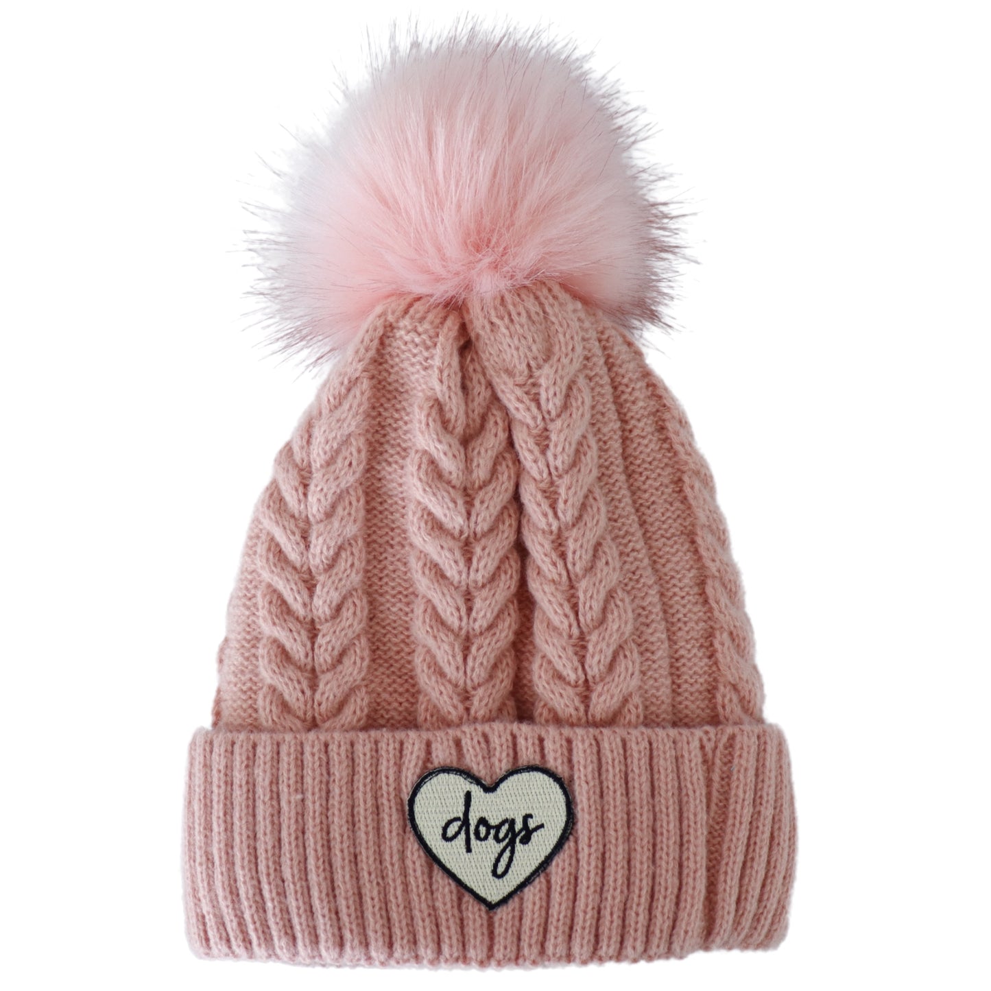 DUSTY PINK BEANIE