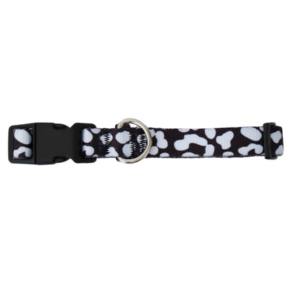 BLACK AND WHITE ANIMAL PRINT - EXTRA SMALL COLLAR