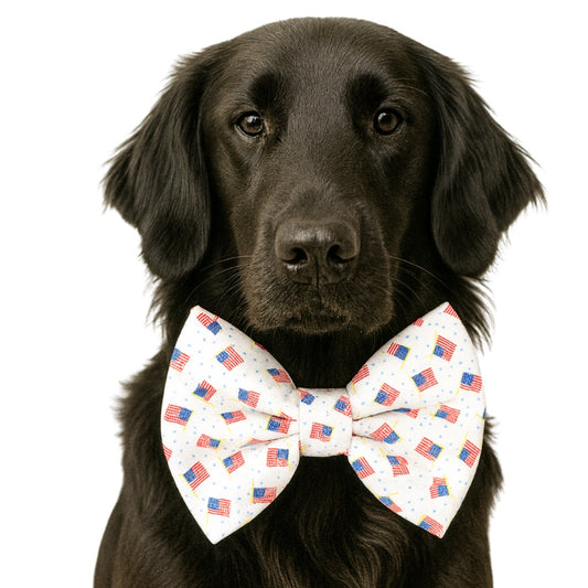 AMERICAN FLAG - DAPPER DEXTER DOG BOW TIE