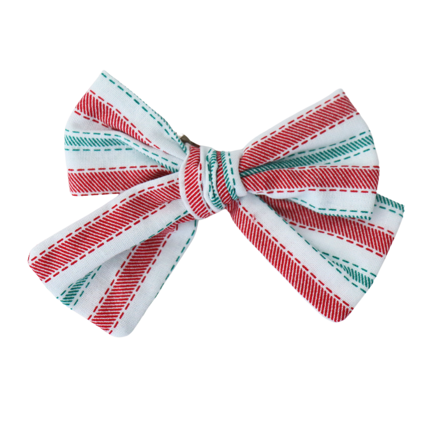 XMAS STRIPES - HAIR BOW