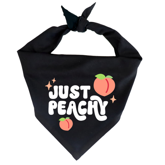 JUST PEACHY - SQUARE BANDANA