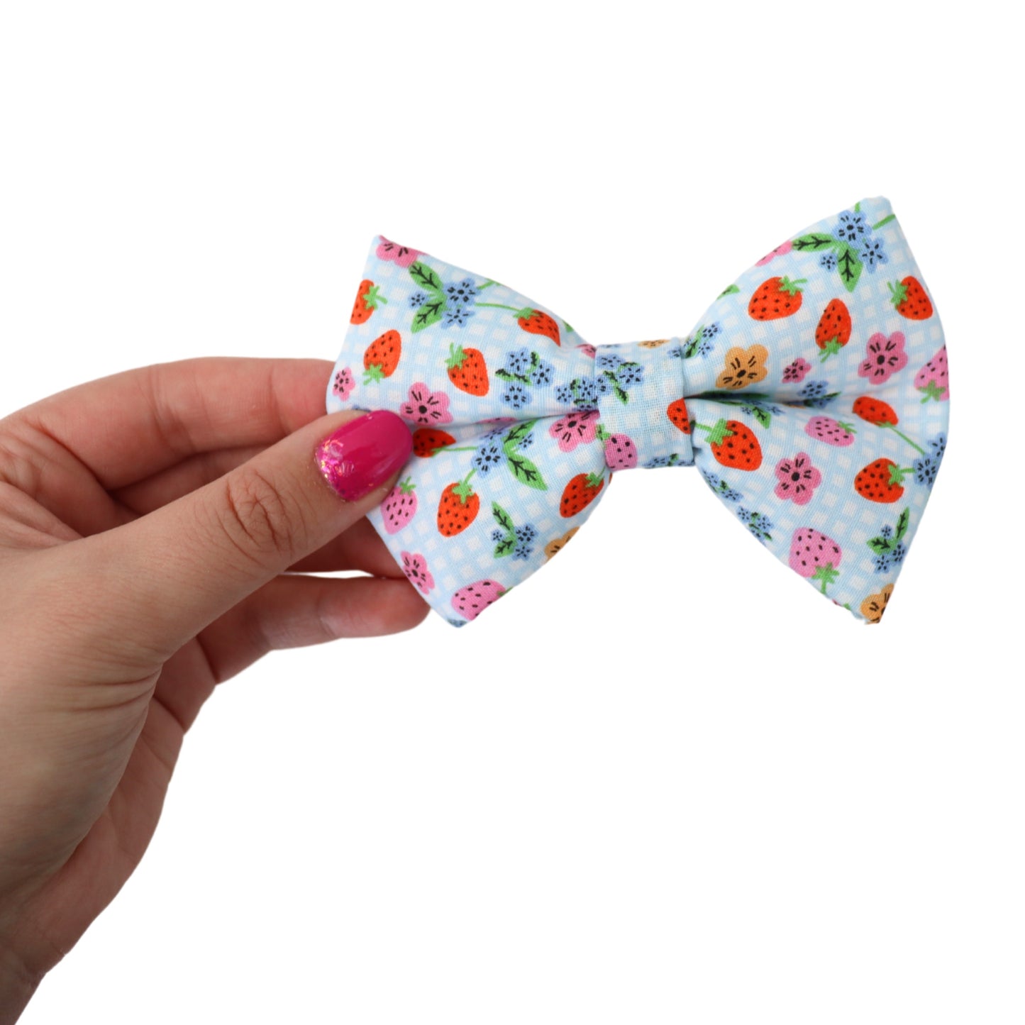 SPRING BERRY - DOG BOW TIE BY DAPPER DEXTER