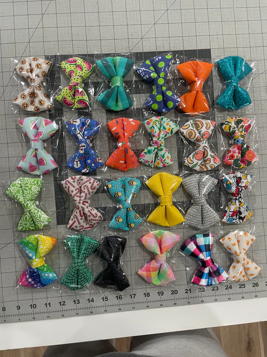 30 ASSORTED SMALL BOW TIES- PACK 1