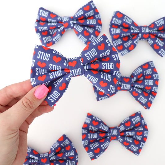 STUD - DAPPER DEXTER DOG BOW TIE