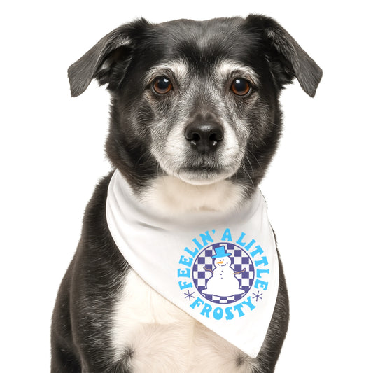FEELIN' A LITTLE FROSTY -  CLASSIC DOG BANDANA