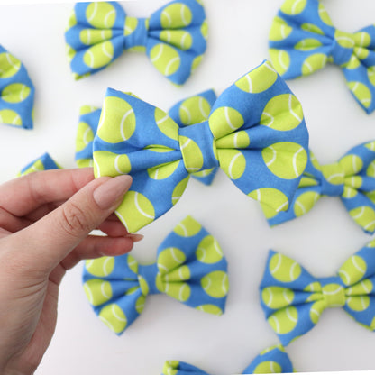 TENNIS BALL- DAPPER DEXTER DOG BOW TIE