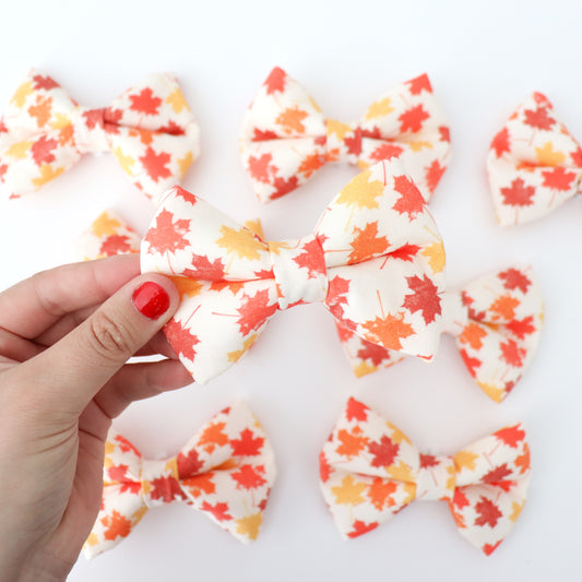 LEAF PEEP'N SEASON - DOG BOW TIE BY DAPPER DEXTER