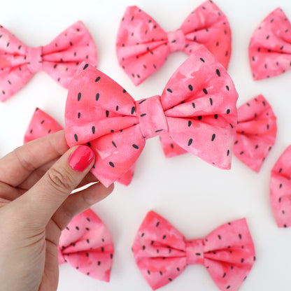 PINK MELON - DAPPER DEXTER DOG BOW TIE