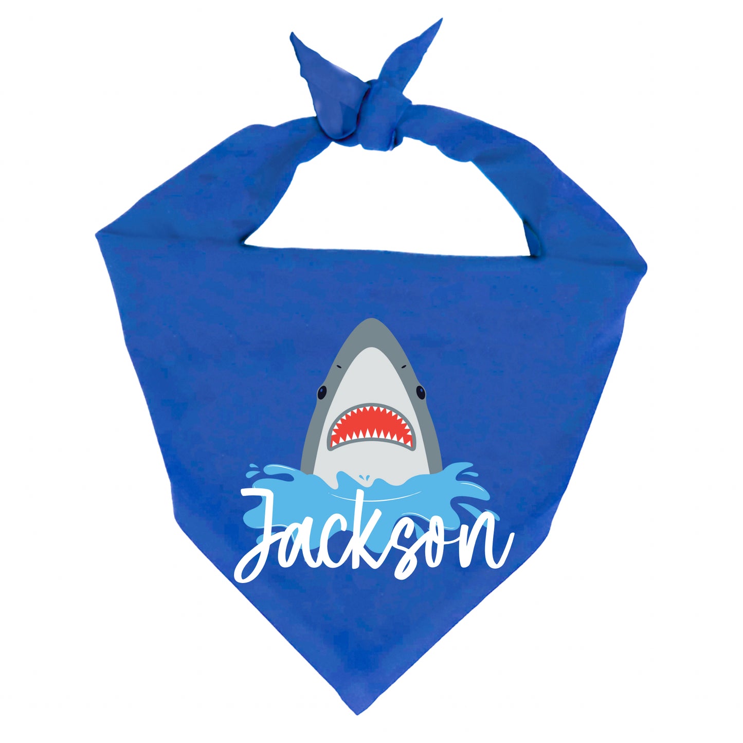 SHARK (PERSONALIZED) - SQUARE BANDANA