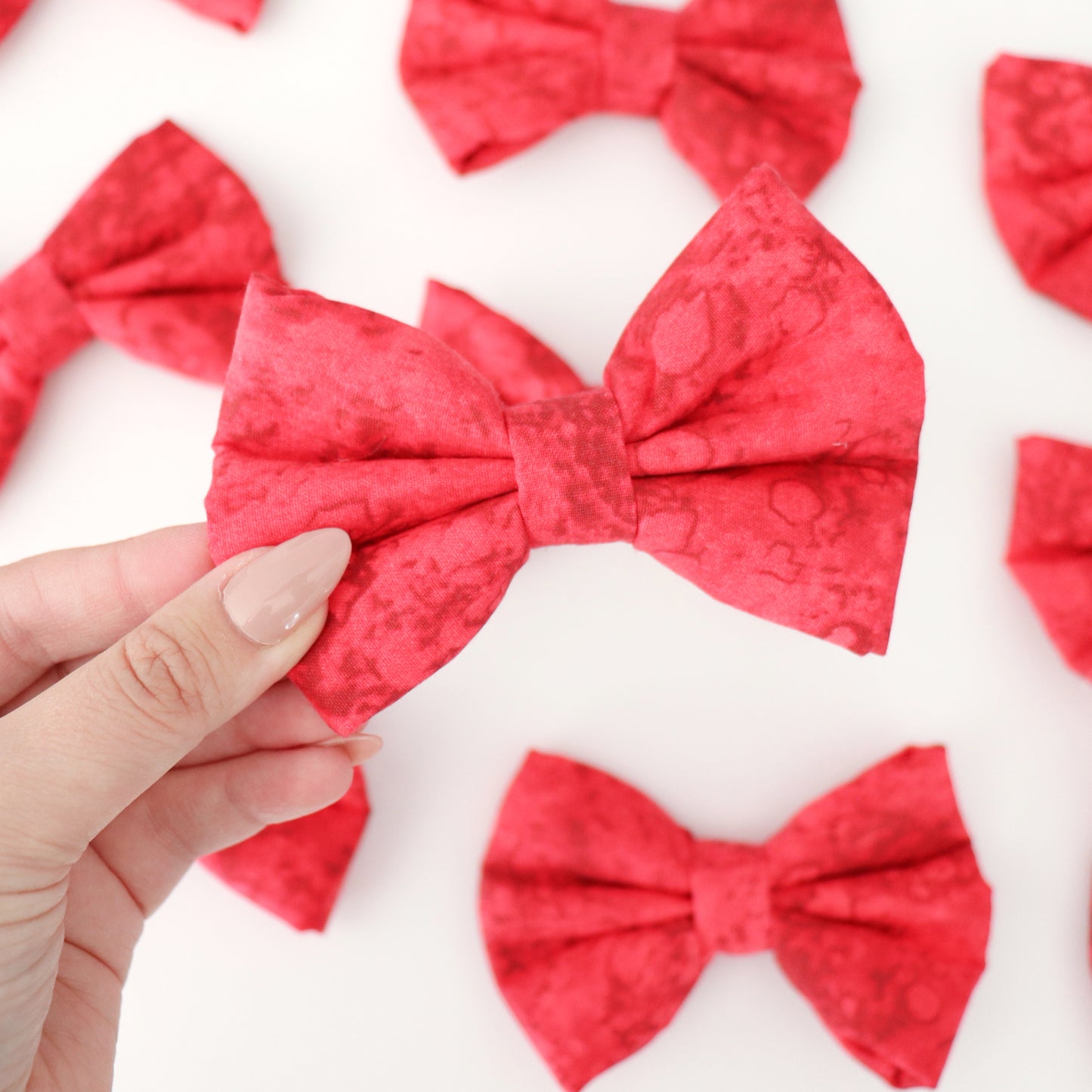 HOLIDAY RED - DAPPER DEXTER DOG BOW TIE