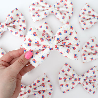 AMERICAN FLAG - DAPPER DEXTER DOG BOW TIE