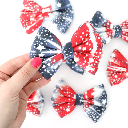 RWB TIE DYE - DAPPER DEXTER DOG BOW TIE