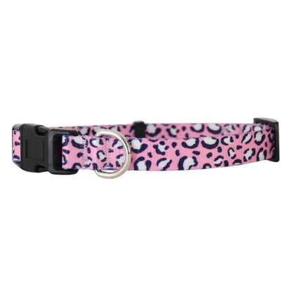 PINK ANIMAL PRINT - EXTRA SMALL COLLAR