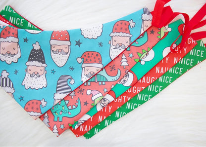 20 CHRISTMAS  CLASSIC BANDANAS (WHOLESALE)