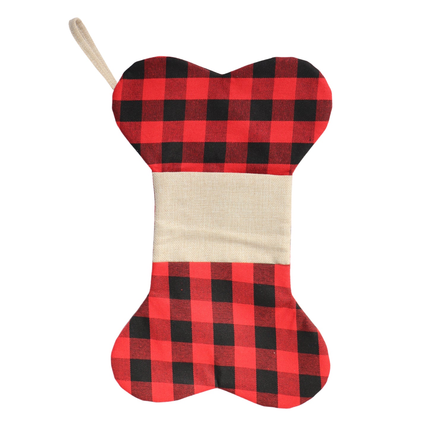 BUFFALO PLAID CHRISTMAS STOCKING