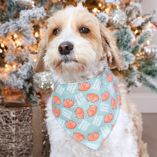 OFFICIAL TURKEY TASTER -  CLASSIC DOG BANDANA